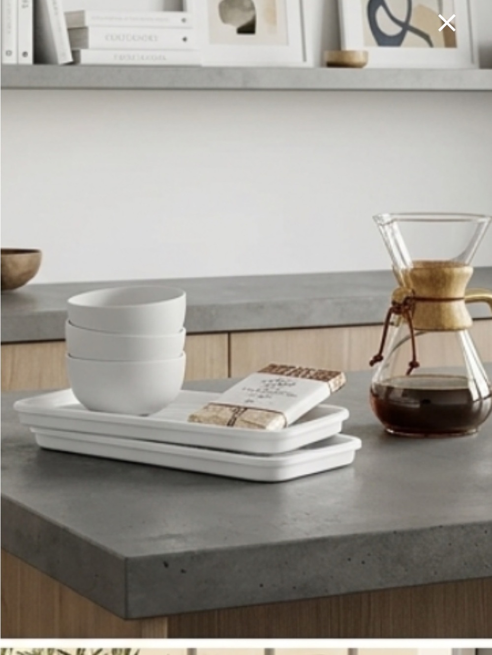 NIB EG-Tray used to keep the kitchen neat. Total of 4 trays, gray in color - Picture 2 of 7